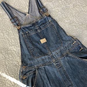 Vintage denim overalls